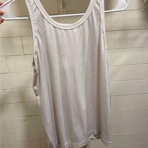 Champion White Sleeveless Tank Top